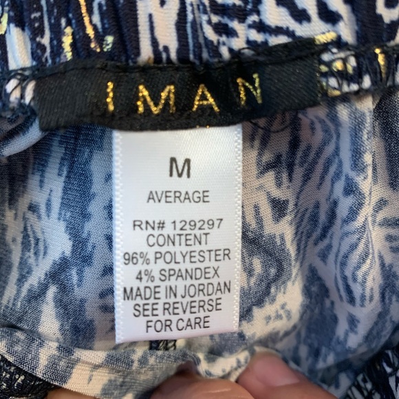 NWOT Iman Loose Flowy Pants - Picture 8 of 8